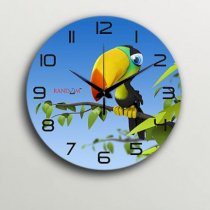 Random Woodpecker Wall Clock RA529DE82CRLINDFUR