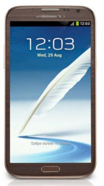 Docomo Samsung Galaxy Note II (Galaxy Note 2/ Samsung SC-02E) Brown