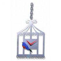  Crysto Bird Cage Wall Clock CR726DE41JREINDFUR