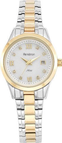 Amitron Women's Swarovski Two-Tone Watch, 28mm 61574