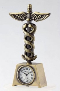 Baubles & Co Winged Snake Desk Clock