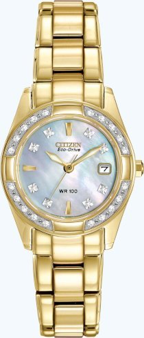      Citizen eco-drive Women's Diamond Watch, 26mm 63539