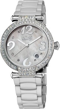 Burgi Women's Quartz Date Ceramic, 36mm 61141