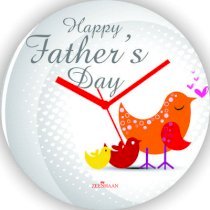 Zeeshaan Happy Fathers Day Analog Wall Clock