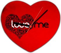 Lovely Collection Do You Love Me Analog Wall Clock