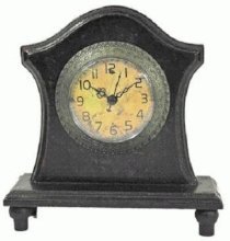 Made of Wood Real Antique Look Curve Top Clock, 7-inch