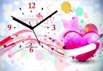 Zeeshaan Happy Valentines Day Analog Wall Clock