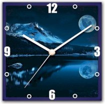 StyBuzz Nature in Blue Analog Wall Clock