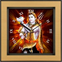 Shopping Monster Lord Shiva Religious Analog Wall Clock