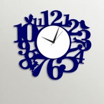 Timezone Wild Animals And Numbers Wall Clock Dark Blue TI430DE28YLBINDFUR
