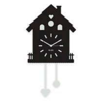 Klok Home Wall Clock Black KL593DE58ADDINDFUR