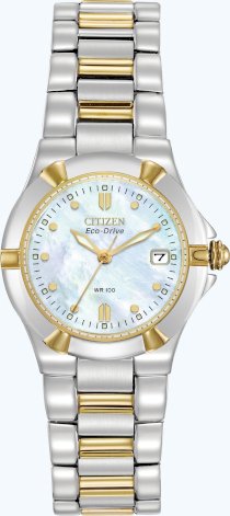      Citizen Women's Eco-Drive Riva Two-Tone Watch, 26mm  63531