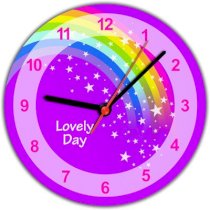 Lovely Collection Multicoloured Lovely Day Analog Wall Clock