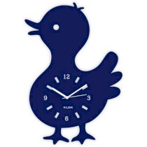  Klok Cute Duck Chick Wall Clock Dark Blue KL593DE33AECINDFUR