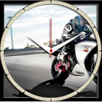 Shopmillions Biker Analog Wall Clock