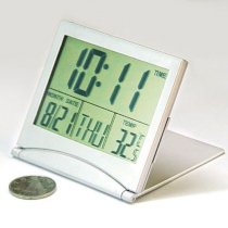 New Desk Digital LCD Thermometer Calendar Alarm Clock