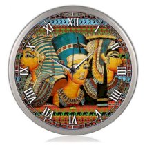Colorsaga Egyptian King & Queen Wall Clock CO927DE13PJIINDFUR