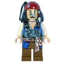 Lego Kids' 9003615 Pirates of the Caribbean Jack Sparrow Minifigure Clock