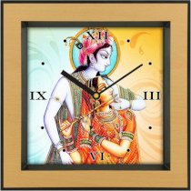 Shopping Monster Lord Krishna Religious Analog Wall Clock