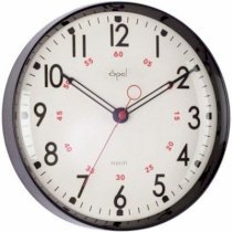  Opal Designer-5040 BK Analog Wall Clock (Black) 