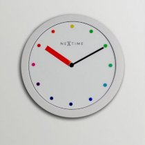 NeXtime Color Change Round Wall Clock NE552DE48EJBINDFUR