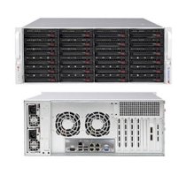 Server Supermicro SuperServer 6048R-E1CR24L (Black) (SSG-6048R-E1CR24L) E5-2650L v3 (Intel Xeon EE5-2650L v3 1.80GHz, RAM 8GB, PS 920W, Không kèm ổ cứng)