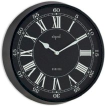  Opal Opal Designer - 5112BK Analog Wall Clock (Black) 