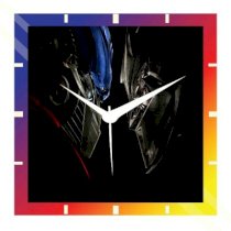  Moneysaver Optimus Prime Vs Megatron Analog Wall Clock (Multicolour) 