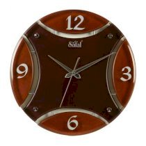 Safal Quartz Wall Clock Brown & Red SA553DE48SPRINDFUR