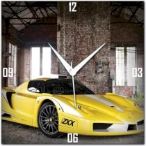 WebPlaza Ferrari Enzo Zxx Analog Wall Clock (Multicolor) 