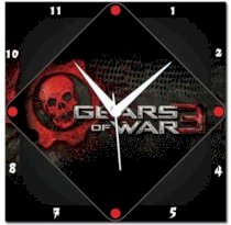 WebPlaza Gears Of War Analog Wall Clock (Multicolor) 