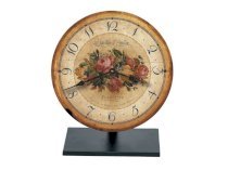 Floating Circus Table Clock, 5-Inch, Emily's Garden