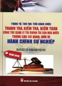 Trình tự, thủ tục thanh tra đơn vị hành chính sự nghiệp