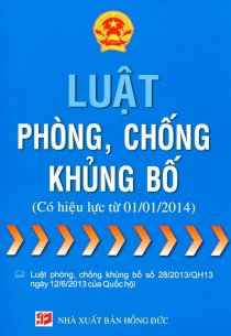 Luật phòng, chống khủng bố (Có hiệu lực từ 01/01/2014)