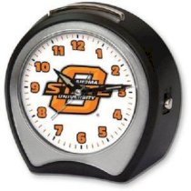 Collegiate Alarm Table Clock NCAA Team: Oklahoma State University