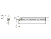 Cán dao tiện trong Marox S20R-SCLPR/L09