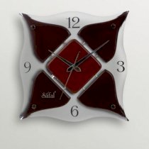  Safal Quartz Four Dome Beauty Wall Clock Black And Brown SA553DE77CNUINDFUR