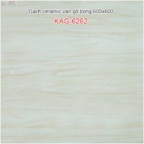 Gạch lát nền Ceramic vân gỗ bóng 600x600 KAG-6262