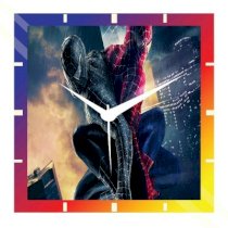 Moneysaver Spider Man Analog Wall Clock (Multicolor) 
