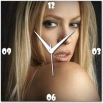 WebPlaza Shakira Analog Wall Clock (Multicolor) 