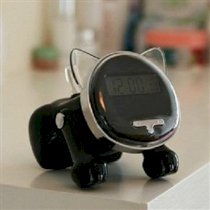Digital Led Cat Desk Talking Temperature Alarm Clock
