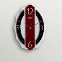 Safal Quartz Majestic Beauty Wall Clock Black And Red SA553DE85CNMINDFUR