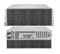 Server Supermicro SuperServer 6048R-E1CR36H (Black) (SSG-6048R-E1CR36H) E5-2695 v3 (Intel Xeon E5-2695 v3 2.30GHz, RAM 16GB, PS 1280W, Không kèm ổ cứng)