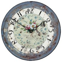 Lascelles Amboise Wall Clock, Blue, Dia.36cm