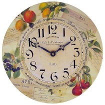 Lascelles Fruits Wall Clock, Dia.36cm