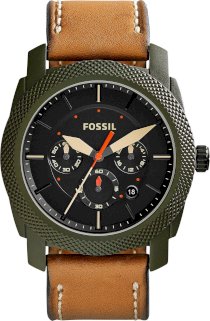 Fossil Men's Chronograph Machine Brown Watch 44mm 65154