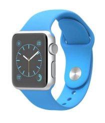 Đồng hồ thông minh Apple Watch Sport 38mm Silver Aluminum Case with Blue Sport Band