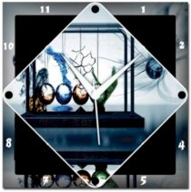 WebPlaza Newtons Cradle Analog Wall Clock (Multicolor) 