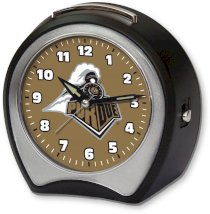 Collegiate Alarm Table Clock NCAA Team: Purdue University