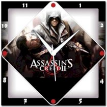 WebPlaza Assassins Creed Analog Wall Clock (Multicolor)